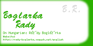 boglarka rady business card